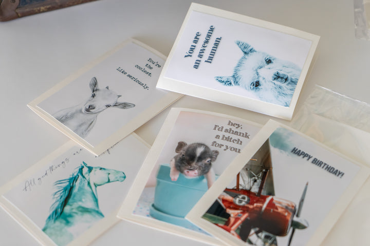 All Good things are Wild and Free    Greeting Card