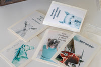 Vintage Airplane Birthday card
