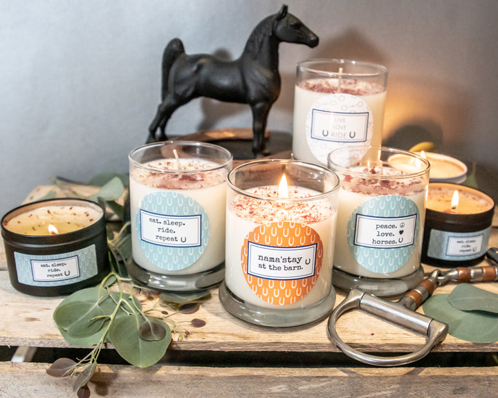 Nama'stay at the Barn.   Equestrian Candle