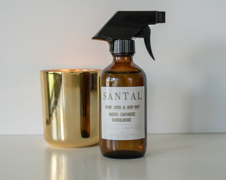 SANTAL    Organic nourishing  body and hair oil.