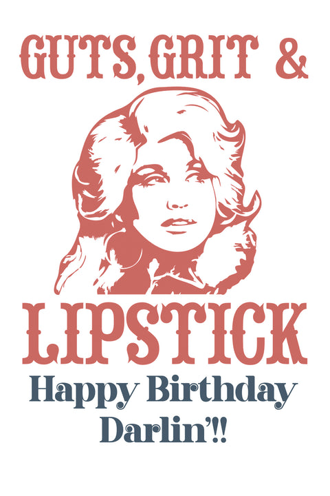 Dolly Parton Birthday card